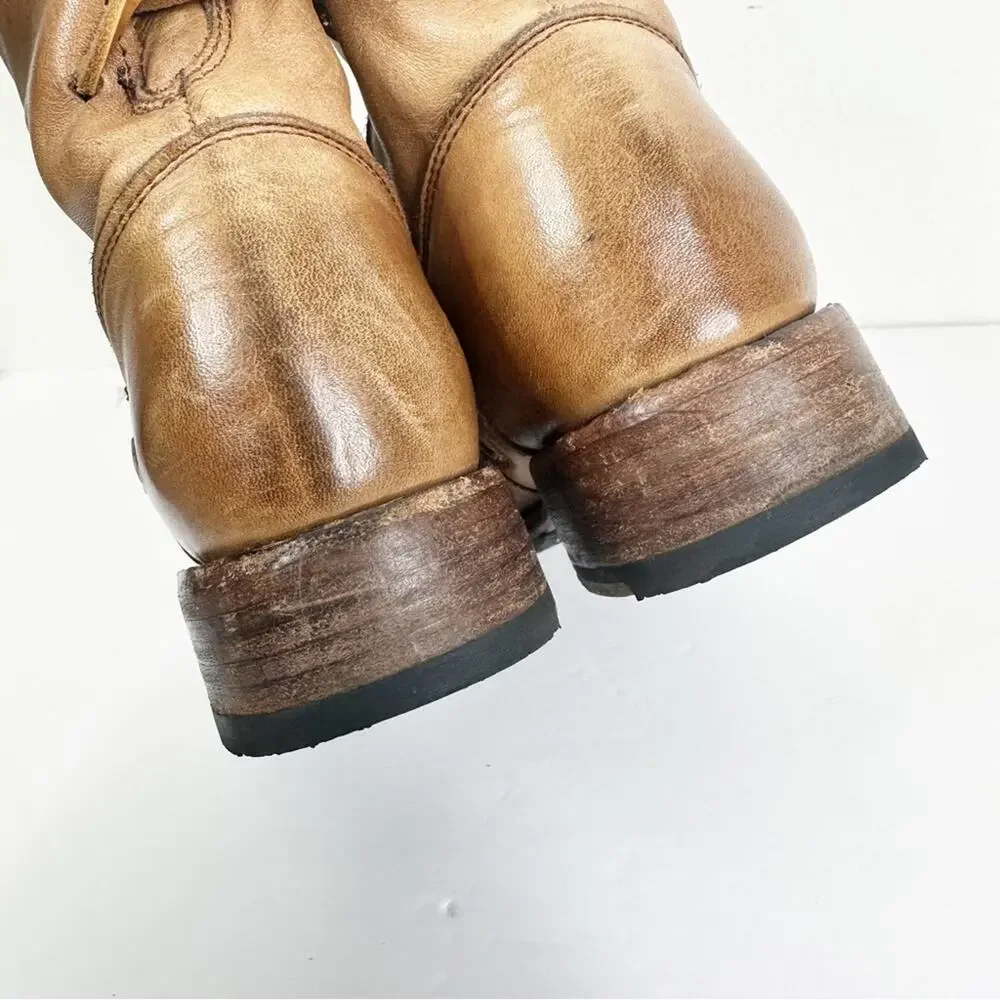 Bed Stu Women's Size 6 Cheshire Rustic Brown Leather Lace Up Ankle Boots